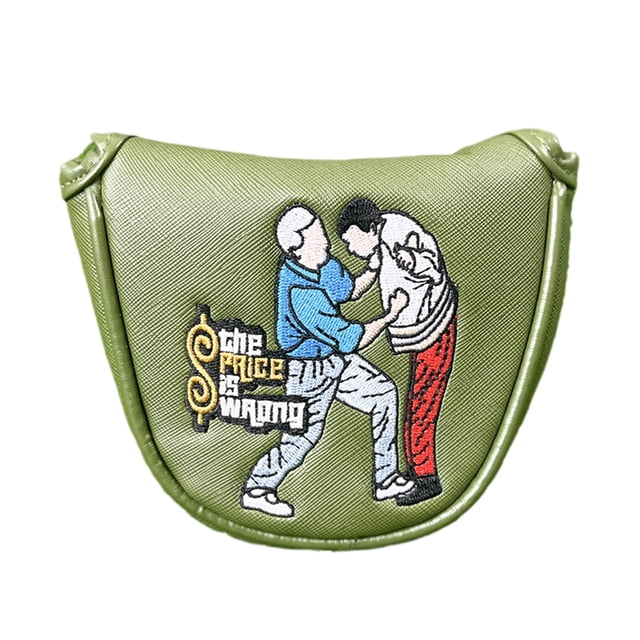 relayinert Embroidered Montage Style Golf Cover Fashionable And Durable Protection For Club Club Cover B-style semicircle