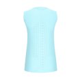 thumbnail image 3 of Timegard Womens Tank Tops Eyelet V Neck Button Slim Fitting Sleeveless Tops Casual Summer Beach Vacation, 3 of 5