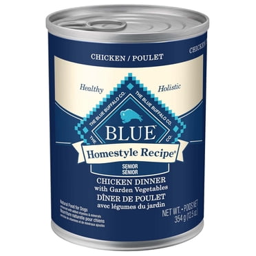 Blue Buffalo Blue Homestyle Recipe Repas au poulet pour chiens, nourriture humide, boîte de 354 ml (12,5 oz)