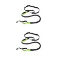 thumbnail image 2 of VONKY Dog Leash With Adjustable Waist Belt Reflective Strip Comfortable Wear Multifunctional Hands-Free green 2Set, 2 of 6