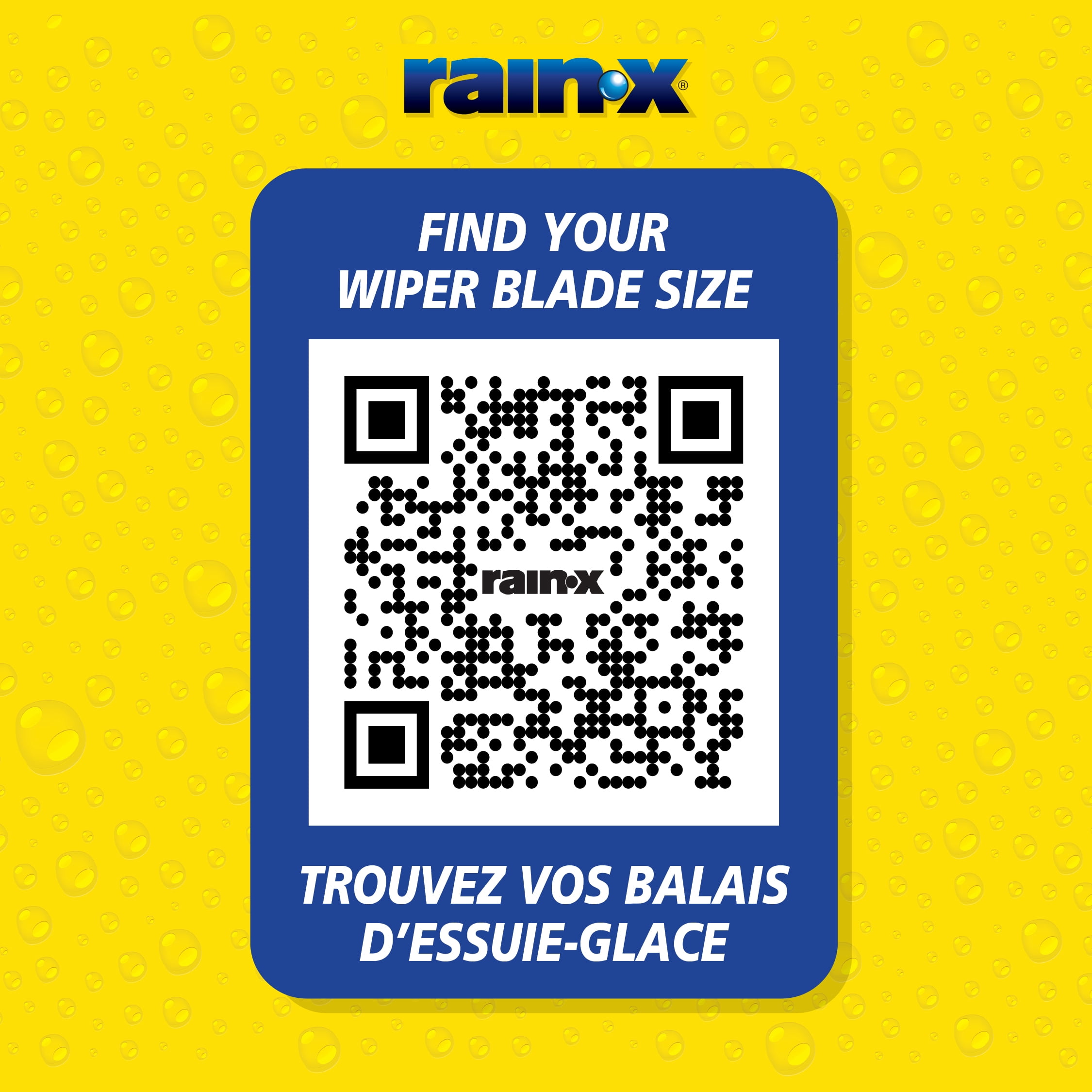 Balai d’essuie-glace Rain-X Quantum hydrofuges 16 po