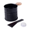 thumbnail image 2 of Round Cheese Oven Set Mini Non Stick Baking Pan Solid Wood Handle Outdoor Indoor Coffee Stove Without Lid, 2 of 7