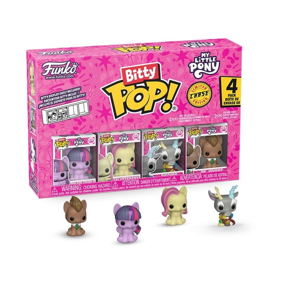 Funko Pop! Bitty My Little Pony Lot de 4 Objets de Collection 2,3 cm