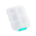 thumbnail image 2 of YAOMOBB Support pour Tablette Boîte de Rangement Transparente avec Couvercle à Pression Dix Compartiments Double Couche Multi-Compartiments pour Voyage et Déplacement d'Affaires Organisation de Tablette, 2 of 6