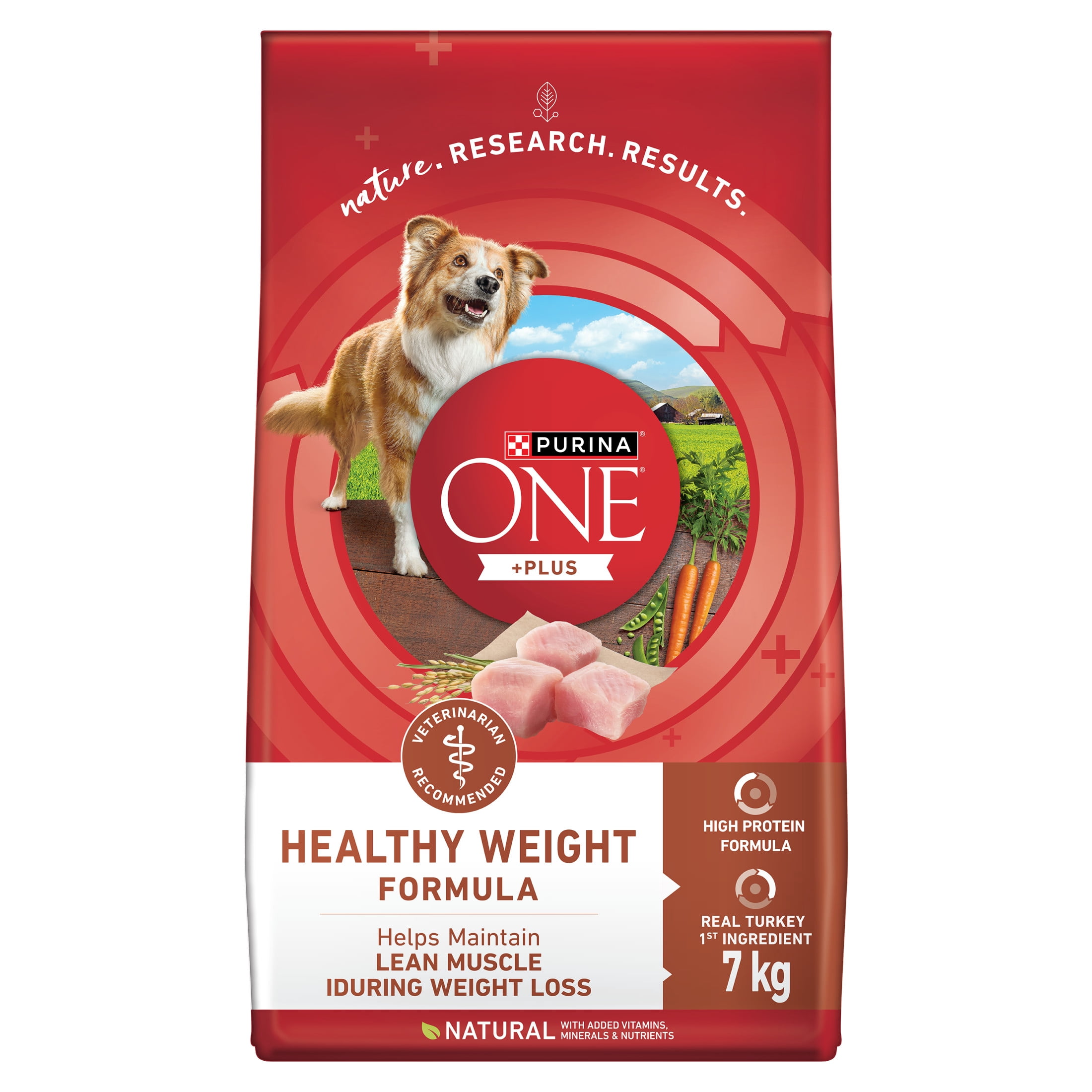 Purina ONE Healthy Weight Turkey, Dry Dog Food 7 kg