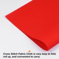 thumbnail image 3 of Unique Bargains 14 Count Cross Stitch Cloth 20 by 28 Inch Embroidery Fabric, Red, 3 of 6