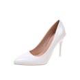 thumbnail image 1 of UKAP Chaussures Légères Aguichant pour Femmes, Escarpins Mode à Talons Hauts pour Mariage, Beige 8, 1 of 7