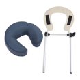 thumbnail image 3 of lionlar Massage Table Face Cradle with Pillow Cushion Support Bracket SPA Adjustable Deep Blue, 3 of 9