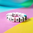 thumbnail image 2 of TINY HANDS Alphabet Cube Beads, 200 pc, 6 mm (0.24 in), Age 6+, 2 of 3