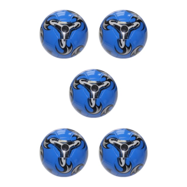 relayinert Long Service Life Soccer Ball For Football Middle School And Training 1 Blue 5Set