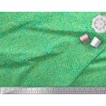 thumbnail image 3 of Soimoi Green Velvet Fabric Leopard & Wild Animal Skin Print Sewing Fabric BTY 58 Inch Wide, 3 of 3
