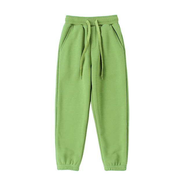 CHUANK Kids Boys Girls Sweatpants Workout Pants High Waisted Drawstring Trackpants Cinch Bottom Trousers