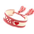 thumbnail image 2 of Bohemia Embroidery Woven Tassel Bracelets for Women Handmade Adjustable Rope, 2 of 6
