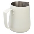 thumbnail image 4 of Milk Frother Pitcher, Clean 304 Stainless Steel Frothing Pitcher Professional Safe Food Grade Fall Resistant With Pointed  For Coffee Machine White,Black,Yellow, 4 of 8