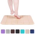 thumbnail image 1 of Memory Foam Bathroom Bath Rugs Absorbent Non-Slip Bath Rugs Washable Bath Mat - 40 x 60 cm, Beige, 1 of 7