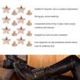 thumbnail image 4 of Leather Rivets Screws Set Zinc Alloy Star Rivets and PH Screws for Leathercraft Projects Belts Handbags Shoes Clothing 50 Sets, 4 of 7