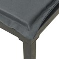 thumbnail image 5 of vidaXL 6 Piece Garden Lounge Set Black and Grey Poly Rattan, 5 of 5