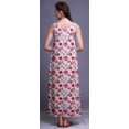 thumbnail image 3 of Bimba Nuisettes en Rayonne Imprimées pour Femmes Robe Sans Manches Tenue de Nuit Robe Maxi-2x, 3 of 5