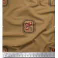 thumbnail image 1 of Soimoi Poly Georgette Fabric Square & Floral Artistic Decor Fabric Printed Yard 42 Inch Wide, 1 of 1
