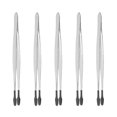 thumbnail image 1 of 5pcs Craft Tweezers Stainless Steel Tweezers Multipurpose Tweezers Crafting Tools, 1 of 9