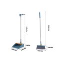 thumbnail image 3 of LSLJS Brooms and Dustpan Set Double-Layer Scraper Foldable Dustpan Non-Stick Hair Dustpan Sweeping Brooms 180-Degree Rotatable Brooms for Vertical Storage, Home Accessories, 3 of 7