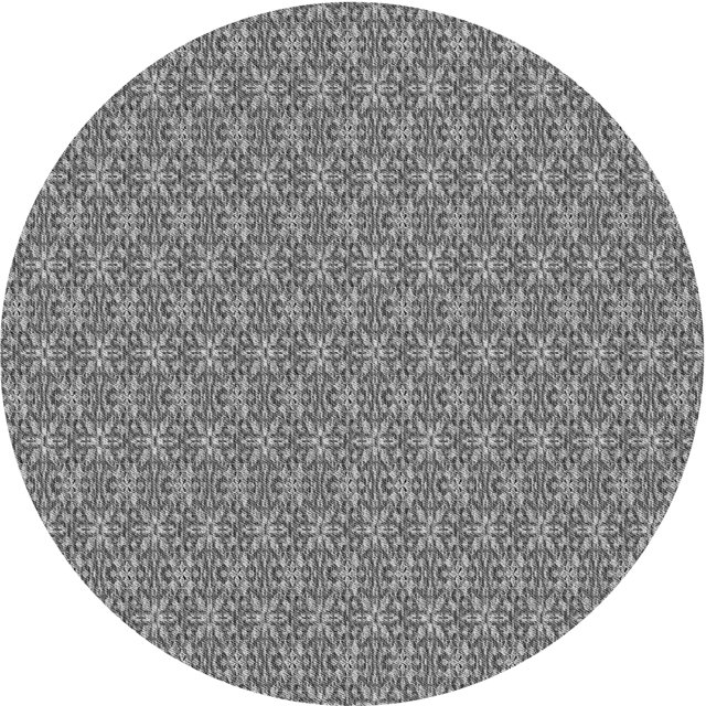 Ahgly Company Tapis d'Intérieur Ronds Transitionnels Gris Gray Lavables à la Machine, 6 Pieds Rond