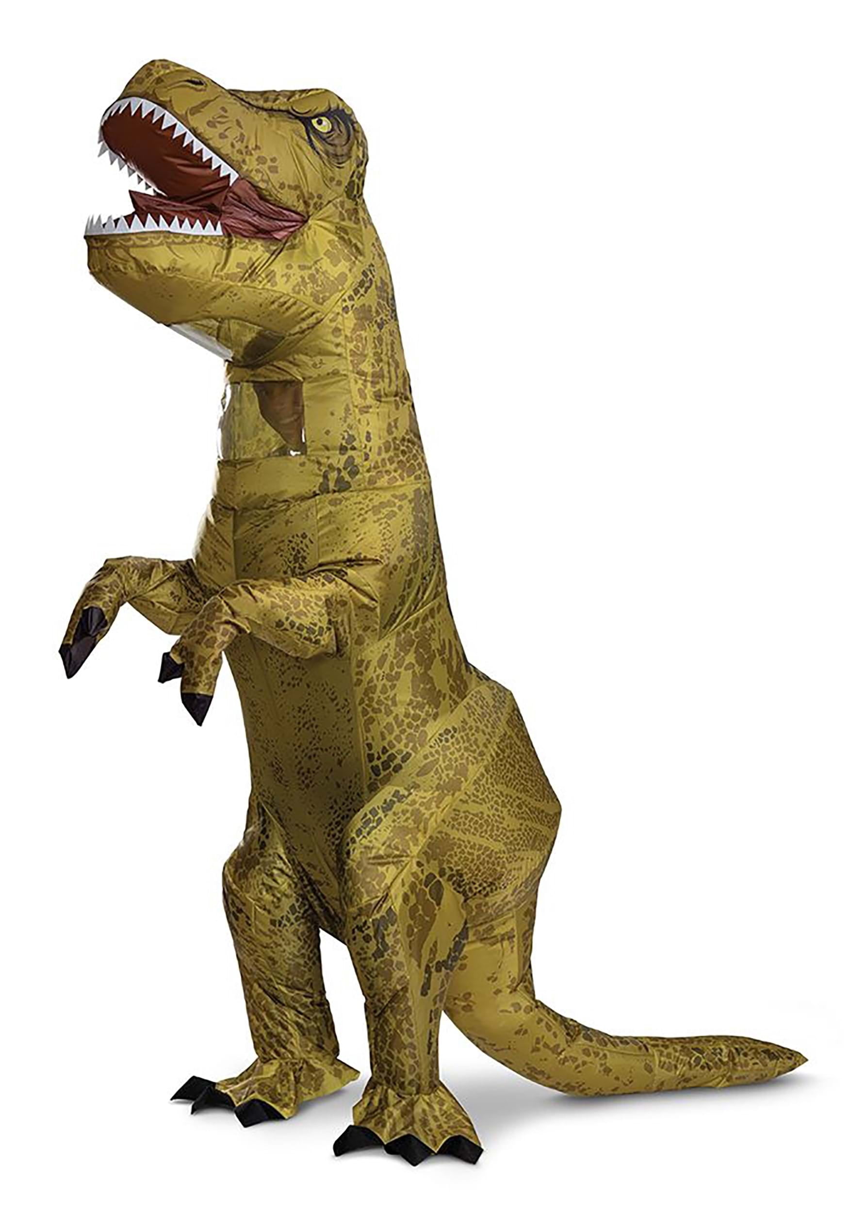 Monde Jurassique T-Rex Déguisement Gonflable pour Adulte