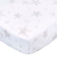 thumbnail image 1 of Gerber Childrenswear Knit Crib Sheet Celestial Stars for Infants, 1 of 4