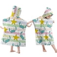 thumbnail image 2 of Serviette de Plage à Capuchon pour Enfants, Serviette de Plage de Changement, Natation, Portable, 2 of 3
