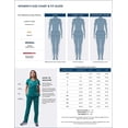 thumbnail image 3 of Adar Pro Heather Pantalon d'Uniforme Fuselé Ajusté pour Femme, Heather Grape, TP, 3 of 4