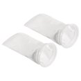 thumbnail image 1 of Unique Bargains 7'' Ring Filter Socks 200 Micron Pool Skimmer Basket, White 2 Pack, 1 of 4