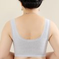 thumbnail image 4 of Timegard Wireless Bras for Women Plus Size Front Closure Button Full Support Breathable Comfy Seniors Bra, 4 of 6