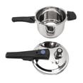 thumbnail image 2 of Cooker Small Pressure Cooker 3L 304 Stainless Steel Stovetop Pressure Cooker Cookware Pot for Home Cooking, 2 of 7