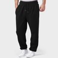 thumbnail image 2 of Men‘S Casual Solid Jogging Elastic Mid Waisted Sports Pants With Pockets Streetwear, 2 of 9