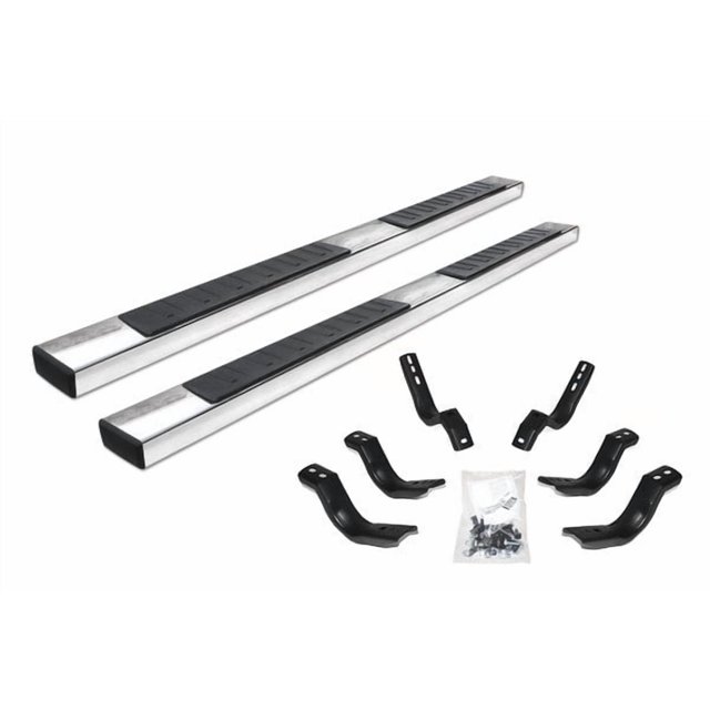 Go Rhino Running Board 6862403580PS OE Xtreme II; Polished; Stainless Steel; Unlighted; Rocker Panel Mount