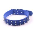 thumbnail image 2 of Collier pour Chien à Pointes, Collier pour Chien à Clous Collier pour Chien en Cuir Collier pour Chien avec Pointes Style Punk Collier pour Chien à Pointes en Laiton Collier pour Chien à Pointes Réglable à Clous Rivet Boucle en Laiton Petit Collier pour Chien, 2 of 7