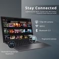 thumbnail image 4 of ASUS VivoBook S 15 Portable Mince 15,6 Pouces FHD, Portable, AMD Ryzen 7 5800H, 8 Go RAM, 1 To SSD, Graphiques AMD Radeon, Lecteur d'Empreintes Digitales, Clavier Rétroéclairé, Caméra Web, Windows 11 Famille, Indie Black, Carte USB Hotface 32 Go, 4 of 9