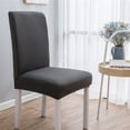 thumbnail image 1 of Daily Violete Solid Color Brushed High Elastic Chair Cover Soft And Comfortable Chair Seat Cover -proof And Dirt- Chair Slipcover Suitable For Dining Chair, 1 of 4