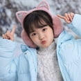 thumbnail image 4 of Fluffy Foldable Earmuffs Plush Winter Ear Warmer for Family, 4 of 5