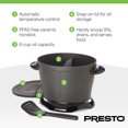 thumbnail image 3 of Presto DualDaddy Electric Deep Fryer with Divider, Ceramic Nonstick, Black, 3 of 7
