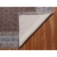 thumbnail image 3 of Casavani Handmade Cotton Runner Area Rug Hallway Stair Runner Rug, Brown 4x10 feet, 3 of 6