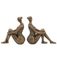 thumbnail image 2 of Sagebrook Home 13084-01 S/2 Serre-Livres Femme en BRONZE, 2 of 4