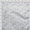 thumbnail image 3 of oneOone Cotton Poplin Fabric Line Geometric Print Fabric By The Yard 56 Inch Wide, 3 of 4