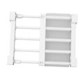 thumbnail image 3 of Shelf Dividers,PP Steel Tube Closet Tension Shelf Expandable Nail Free Wardrobe Cupboard Divider Storage Rack, 3 of 8