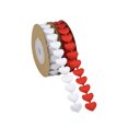thumbnail image 3 of CIMAXIC Wedding 2 Roll of 5M Party Ribbon Creative Hanging Rope Decor Garland Embossed Heart Ribbon for Wedding Festive Decor (White, ),196.85"X0.59"X0.04", 3 of 4