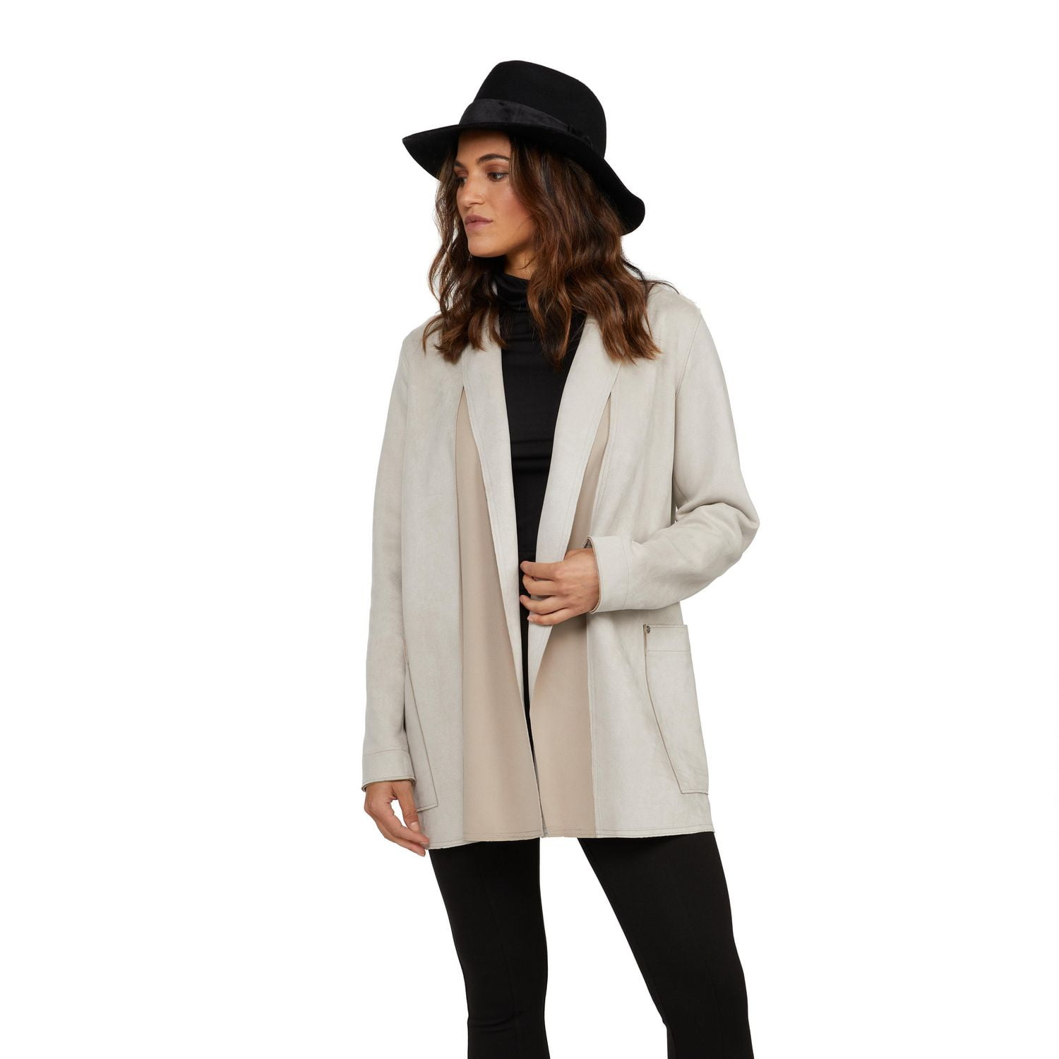 Mexx veste en faux daim pour femmes
