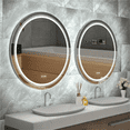 thumbnail image 2 of Refurbished Wisfor 5061 600x600mm Front&Rear LED Lighted Dimmable Bathroom Mirror, Antifog, 2 of 2