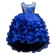 thumbnail image 1 of HNMKIU Robes Filles pour Enfants Tout-Petits Bébé Robe Pailletée de Performance Mignonne avec Nœud pour Fête de Noël Printemps Été Tenue Formelle, 1 of 4