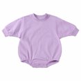 thumbnail image 1 of Birdeem Autumn Spring Baby Girls Boys Cute Romper Long Sleeve Button Sweatshirt Jumpsuits, 1 of 8