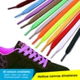 thumbnail image 2 of fastboy 1 Paire Lacets Plats pour Chaussures Lacets de Espadrilles Sport Athlétique Chaussures en Toile Réutilisables Lacets de Bottes Unisexe Cordon Femme Homme Rouge 0,5 m, 2 of 7